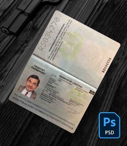 Lesotho passport PSD